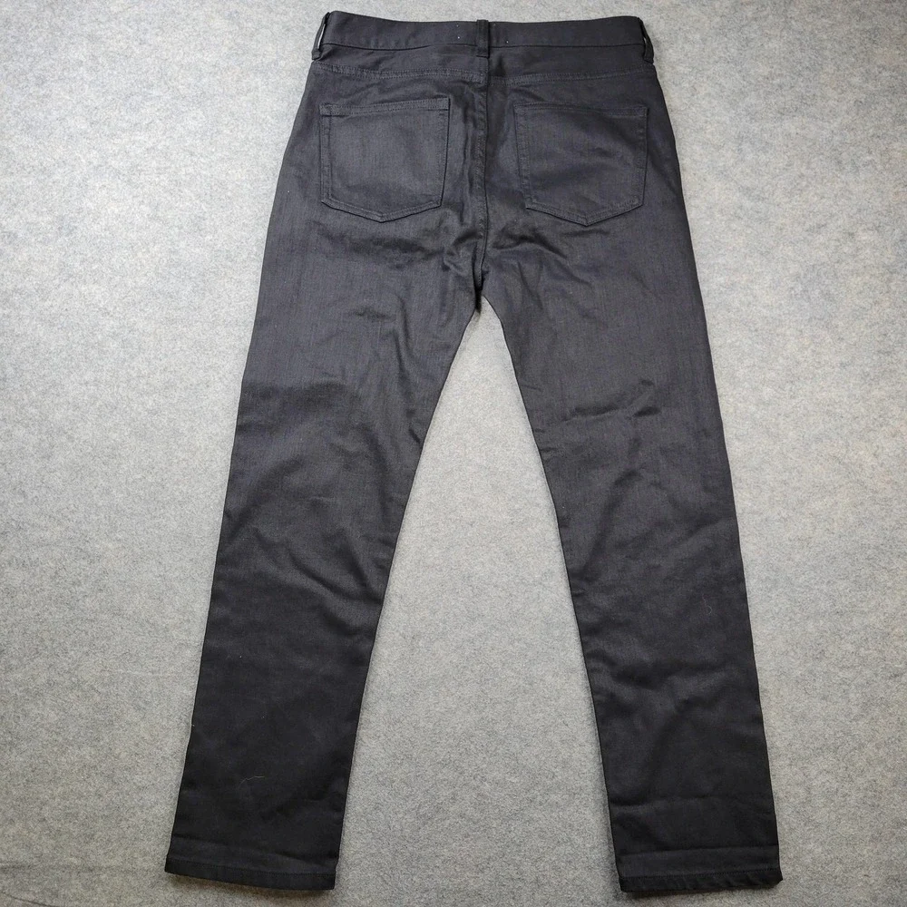 Everlane Jeans Mens 27 Regular Dark Wash Black Slim Straight Stretch Denim Pants